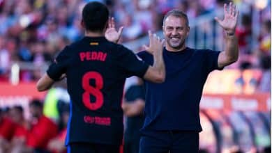 بيدري جونزاليس - هانز فليك - برشلونة - المصدر (Getty images)