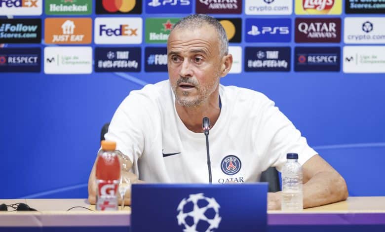 لويس إنريكي مدرب باريس سان جيرمان.. (المصدر:Gettyimages)