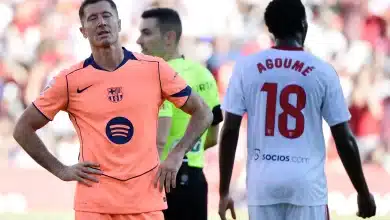 إشبيلية - برشلونة - روبرت ليفاندوفسكي (المصدر:Gettyimages)