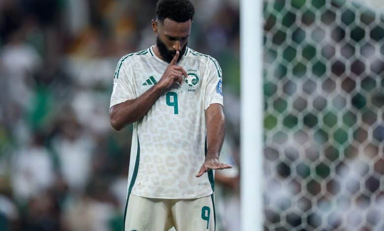 فراس البريكان - منتخب السعودية (المصدر: Getty images)