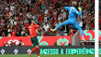 كويمين كيليهر أمام كريستيانو رونالدو.. المصدر: gettyimages