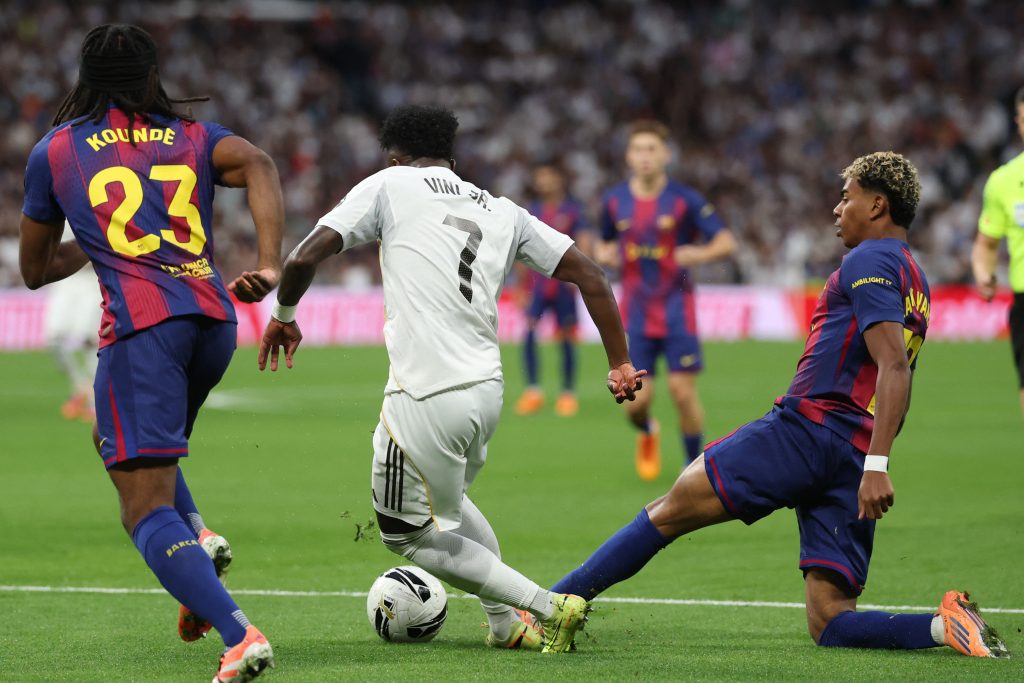 لامين يامال - فينيسيوس جونيور - جوليس كوندي - الكلاسيكو - ريال مدريد - برشلونة - المصدر (Getty images)