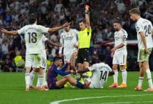 بيدري جونزاليس - أوريلين تشواميني - ريال مدريد - برشلونة - الحكم سيزار جرادو - المصدر (Getty images)