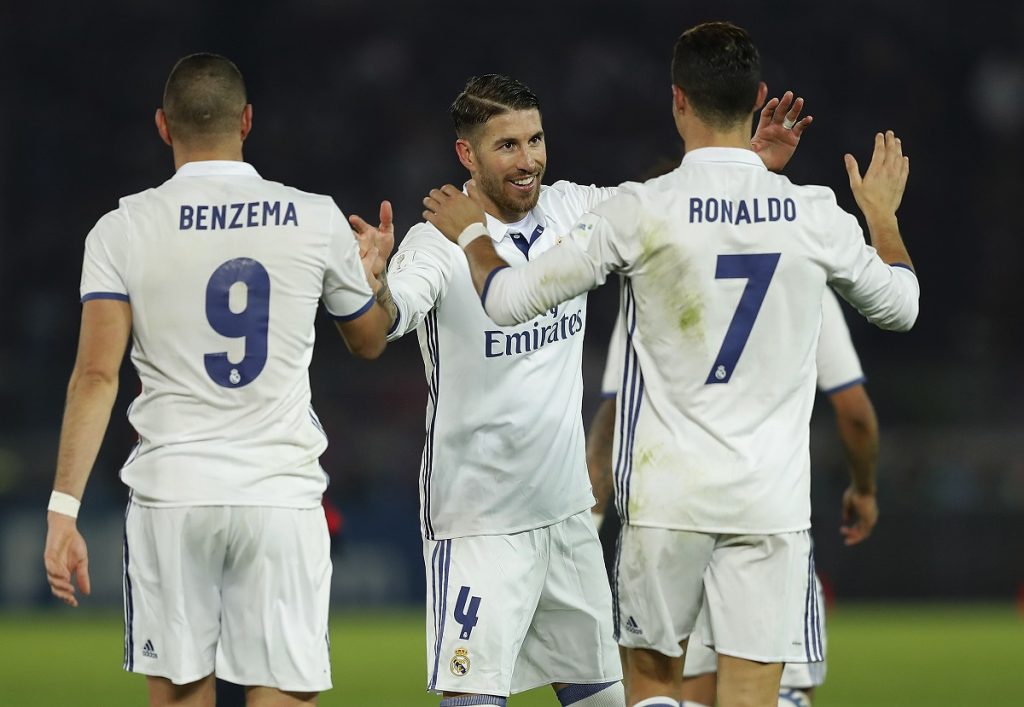 كريستيانو رونالدو - كريم بنزيما - سيرجيو راموس - المصدر (Getty images)
