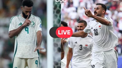 أين تشاهد البث المباشر لمباراة السعودية والعراق في ملحق تصفيات كأس العالم؟