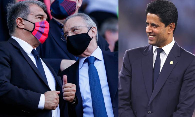 خوان لابورتا- ناصر الخليفي- فلورنتينو بيريز