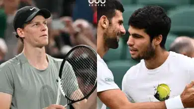 موعد مباراة سينر ضد ألكاراز والقنوات الناقلة في نهائي الملوك الستة للتنس