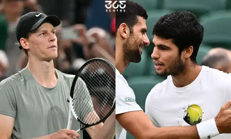 موعد مباراة سينر ضد ألكاراز والقنوات الناقلة في نهائي الملوك الستة للتنس