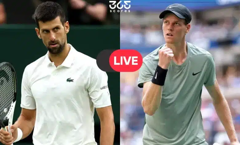 سينر ضد دجوكوفيتش بث مباشر الآن: مشاهدة قمة الملوك الستة للتنس