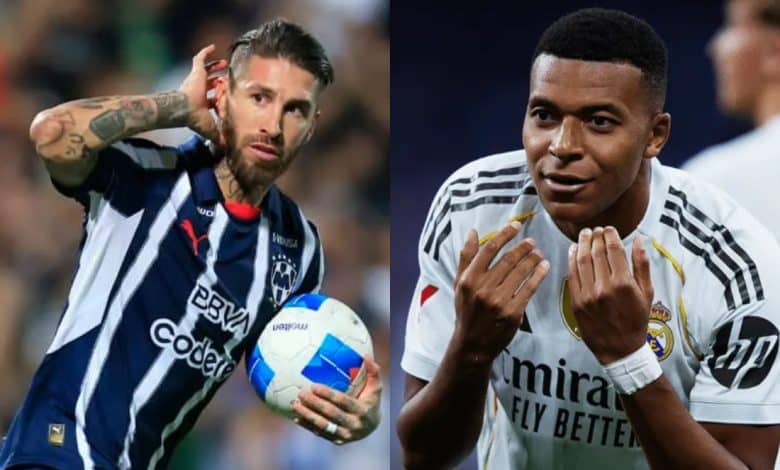 كيليان مبابي - سيرجيو راموس - المصدر: gettyimages