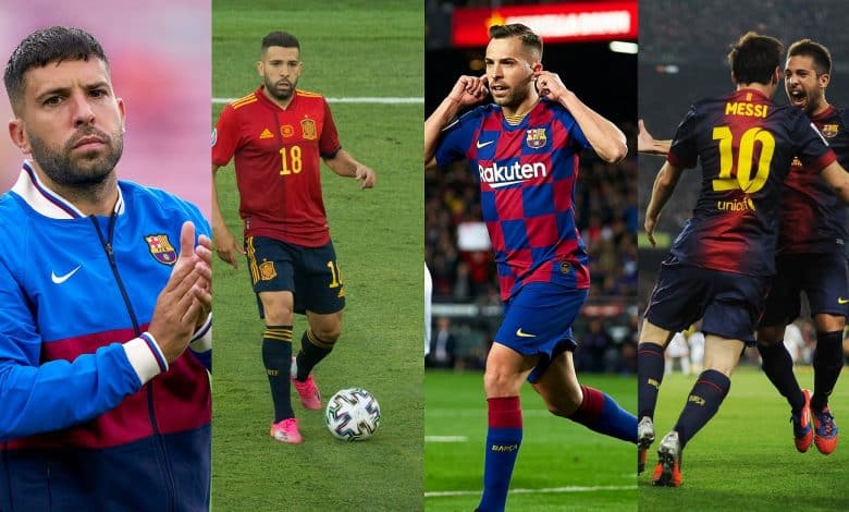 ليونيل ميسي - جوردي ألبا - المصدر (Getty images)