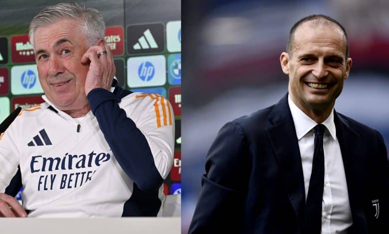 ماسيمليانو أليجري - كارلو أنشيلوتي - المصدر (Getty images)