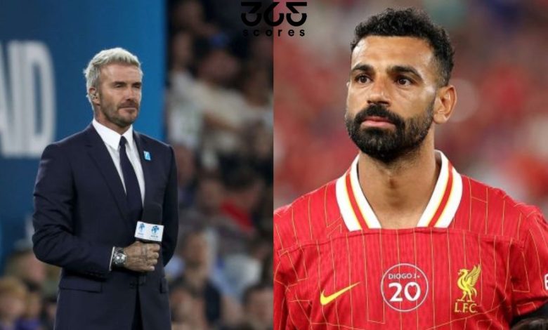 محمد صلاح - ديفيد بيكهام -(المصدر:Gettyimages)