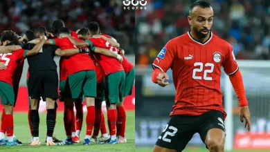 نتيجة مباراة مصر والمغرب الودية اليوم