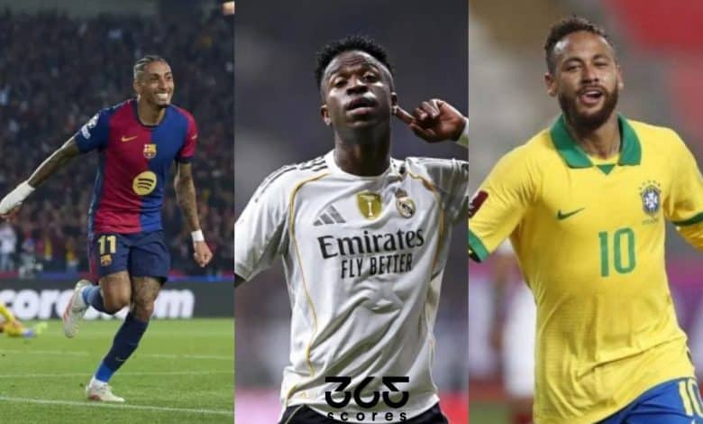 نيمار - فينيسيوس - رافينيا -المصدر: Getty Images