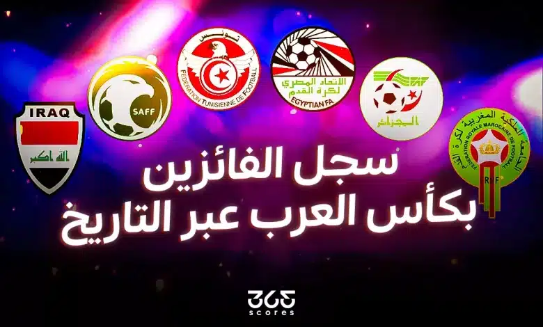 سجل الفائزين بكأس العرب عبر التاريخ