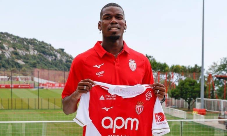 بول بوجبا لاعب موناكو.. (المصدر:Gettyimages)