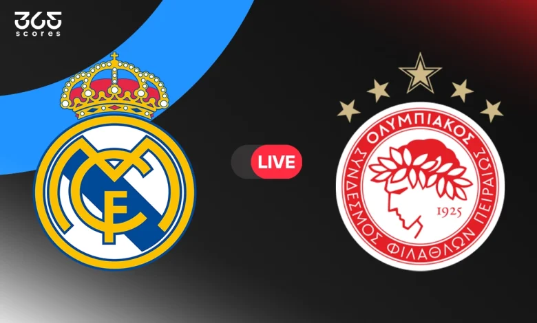 مباشر مباراة ريال مدريد ضد أولمبياكوس