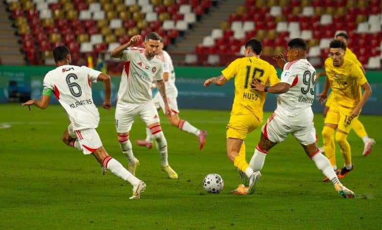 الجزيرة ضد الوصل - المصدر: حساب رابطة المحترفين الإماراتية