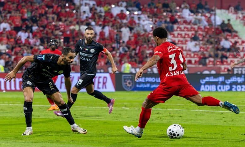 شباب الأهلي ضد النصر - المصدر: حساب رابطة المحترفين الإماراتية