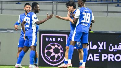 النصر ضد شباب الأهلي- المصدر: حساب رابطة المحترفين الإماراتية