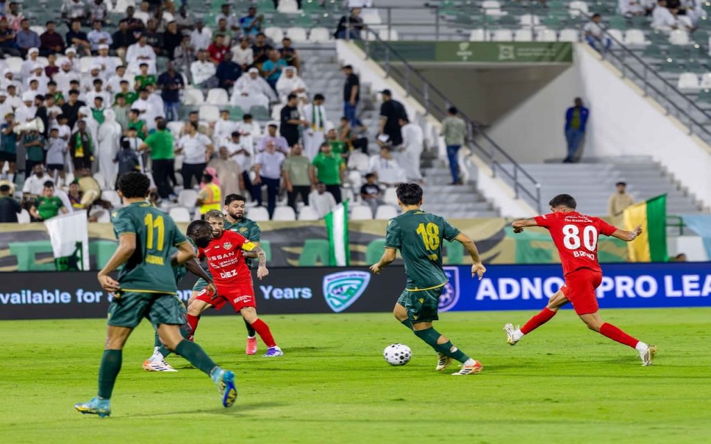 شباب الأهلي ضد خورفكان- المصدر: حساب رابطة المحترفين الإماراتية