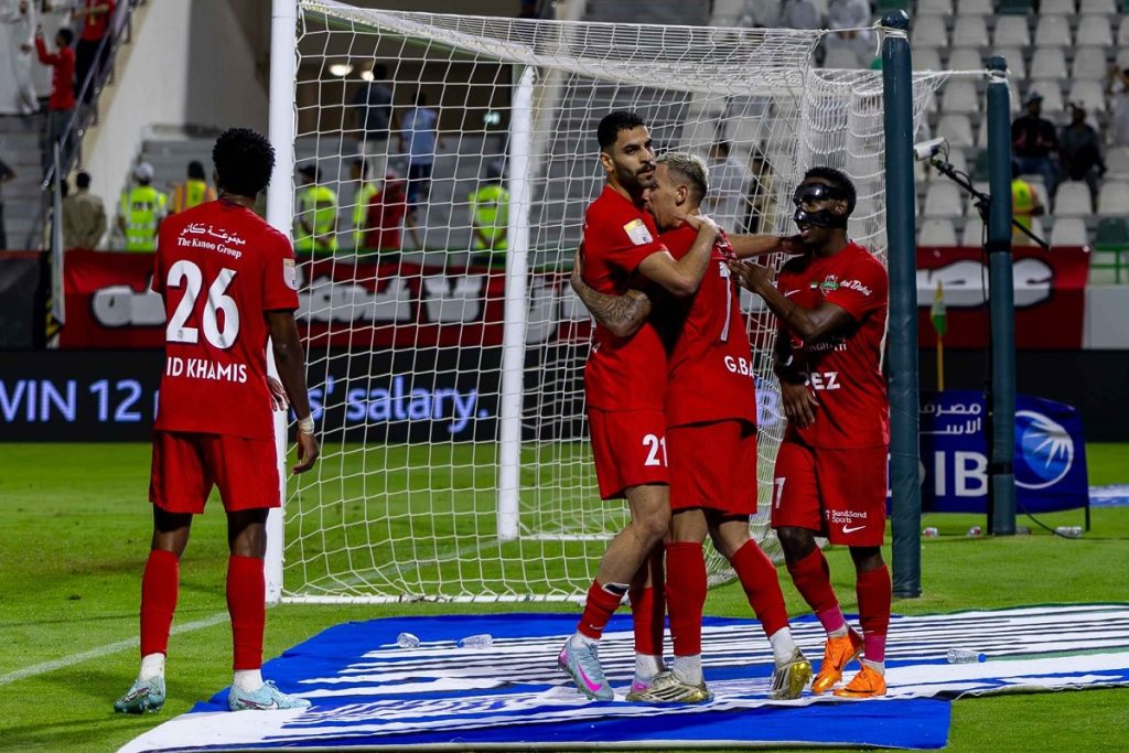 شباب الأهلي ضد خورفكان- المصدر: حساب رابطة المحترفين الإماراتية