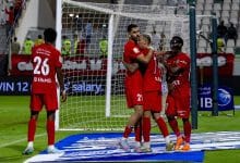 شباب الأهلي ضد خورفكان- المصدر: حساب رابطة المحترفين الإماراتية