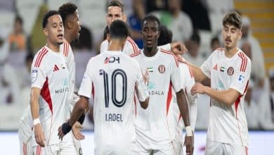 إبراهيم عادل لاعب الجزيرة - المصدر: حساب رابطة المحترفين الإماراتية