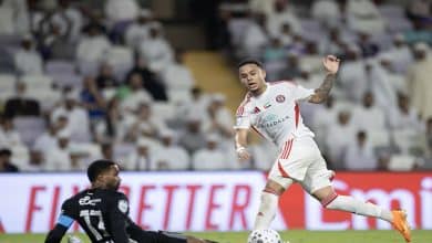 العين ضد الجزيرة- المصدر: حساب رابطة المحترفين الإماراتية