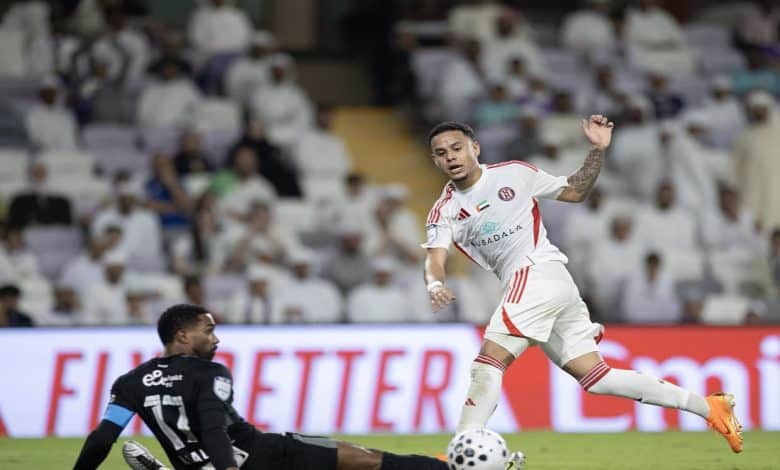 العين ضد الجزيرة- المصدر: حساب رابطة المحترفين الإماراتية