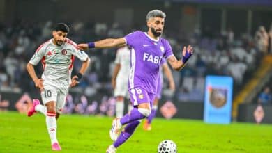 العين ضد الجزيرة- المصدر: حساب رابطة المحترفين الإماراتية