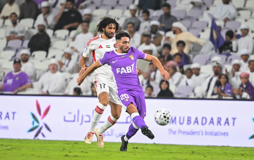 العين ضد الجزيرة- المصدر: حساب رابطة المحترفين الإماراتية