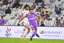 العين ضد الجزيرة- المصدر: حساب رابطة المحترفين الإماراتية