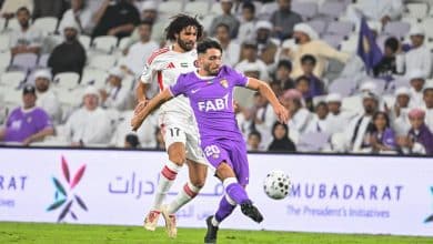 العين ضد الجزيرة- المصدر: حساب رابطة المحترفين الإماراتية