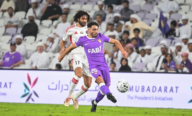 العين ضد الجزيرة- المصدر: حساب رابطة المحترفين الإماراتية