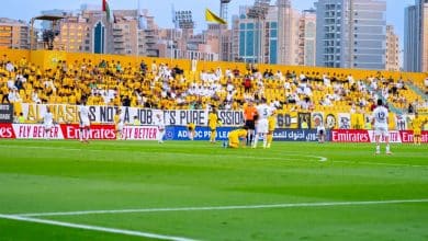 الوصل ضد عجمان- المصدر: حساب رابطة المحترفين الإماراتية