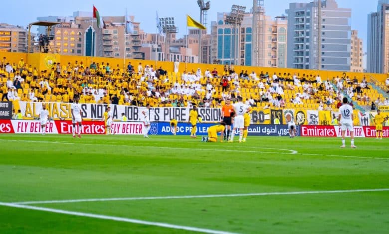 الوصل ضد عجمان- المصدر: حساب رابطة المحترفين الإماراتية