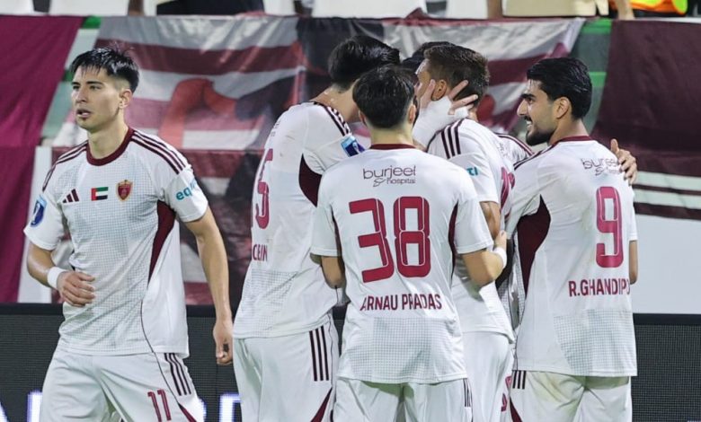 الوحدة ضد خورفكان - المصدر: حساب رابطة المحترفين الإماراتية