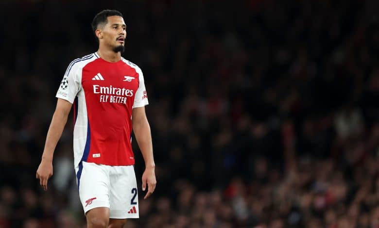 ويليام ساليبا مدافع أرسنال.. المصدر: gettyimages