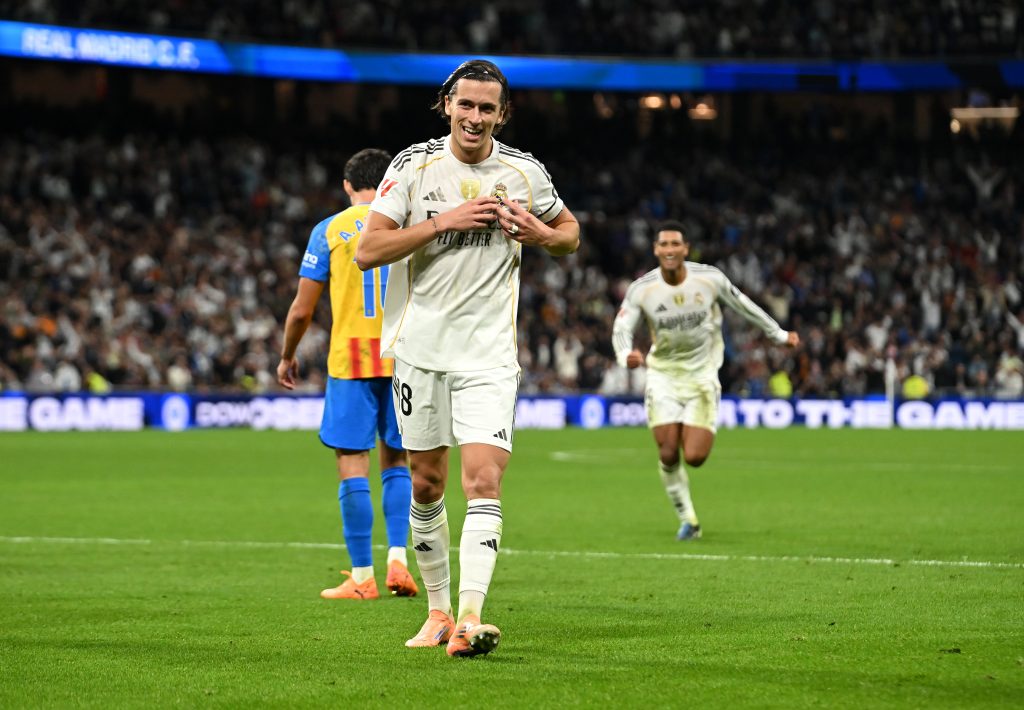 ألفارو كاريراس من مباراة ريال مدريد ضد فالنسيا.. (المصدر:Gettyimages)