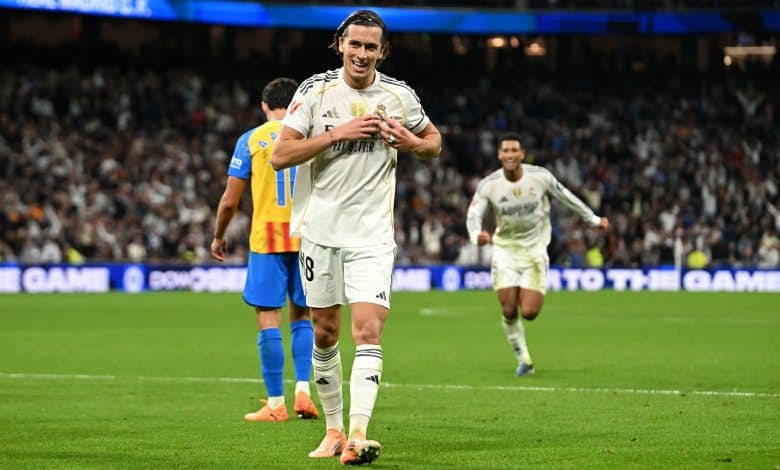 ألفارو كاريراس من مباراة ريال مدريد ضد فالنسيا.. (المصدر:Gettyimages)