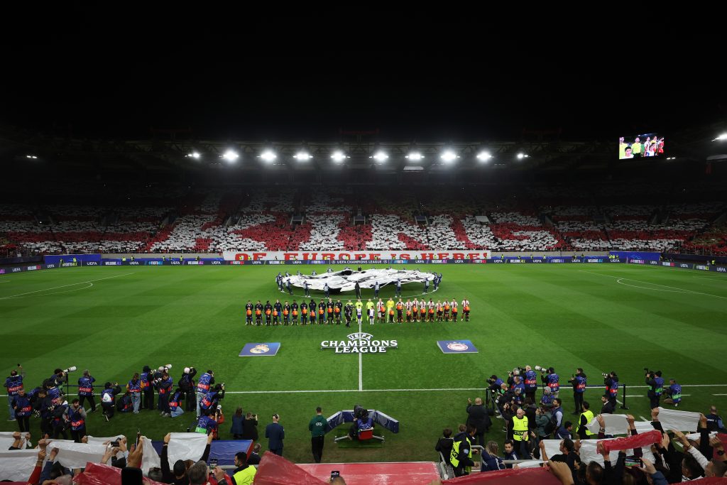 ريال مدريد ضد أولمبياكوس - دوري أبطال أوروبا - ملعب كارايسكاكيس(المصدر:Gettyimages)