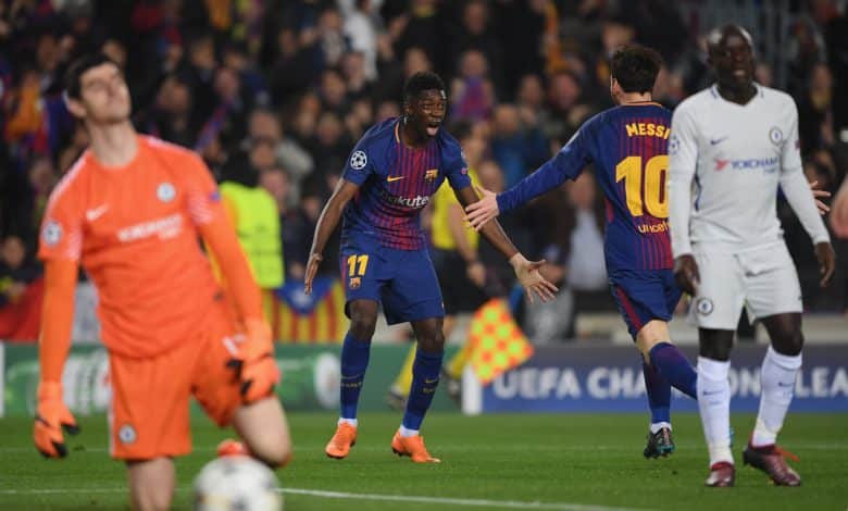 برشلونة ضد تشيلسي - المصدر (Getty images)