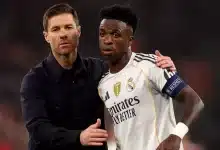 فينيسيوس جونيور - تشابي ألونسو -ريال مدريد (المصدر:Gettyimages)