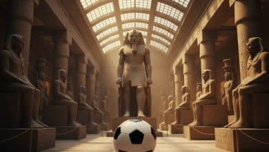 كرة القدم في المتحف المصري الكبير - المصدر: Gemini