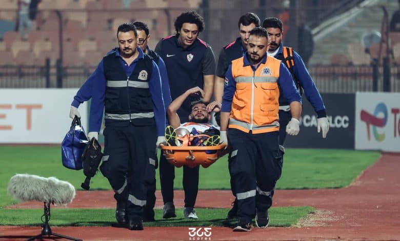 إصابة دونجا - تصوير: مصطفى الشحات