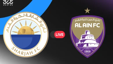 مباشر مباراة العين ضد الشارقة