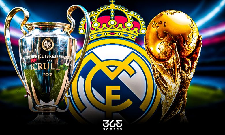 ريال مدريد - كأس العالم - دوري الأبطال