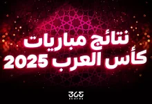 نتائج مباريات كأس العرب 2025